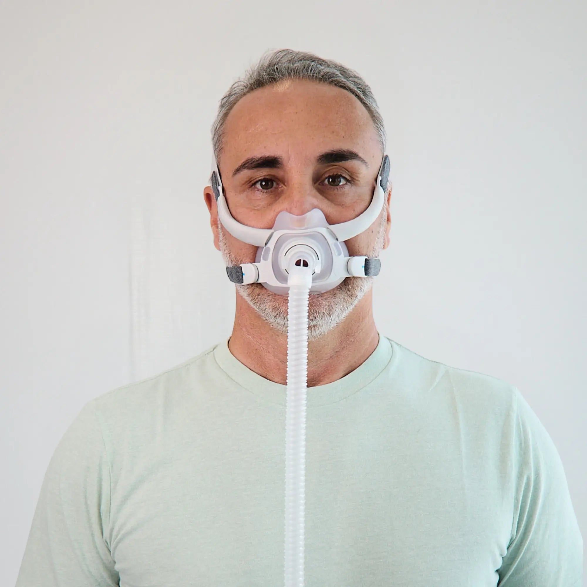 Man wearing the ResMed AirFit F40