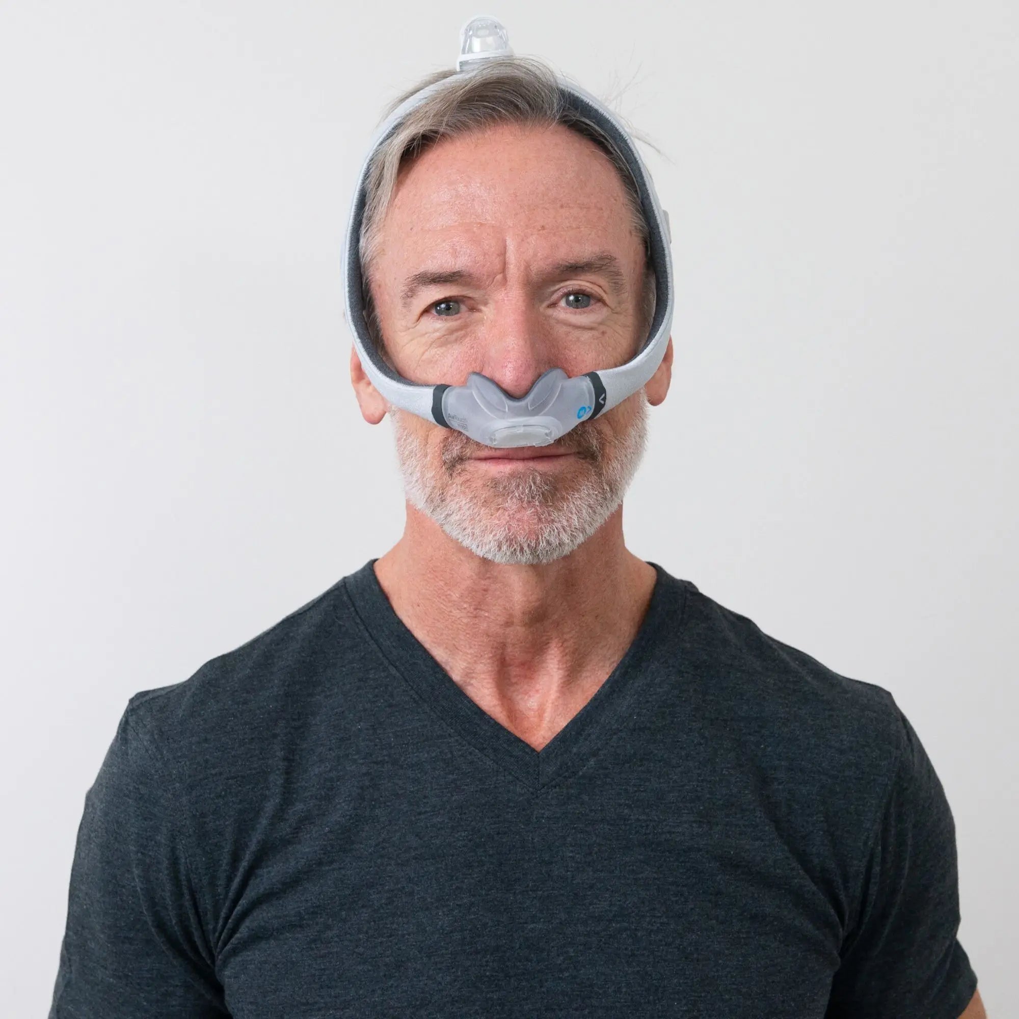 Man wearing the ResMed AirTouch N30i