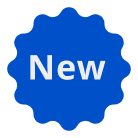 Blue starburst badge with the Hebrew word 'חדש' meaning 'new' in white text.