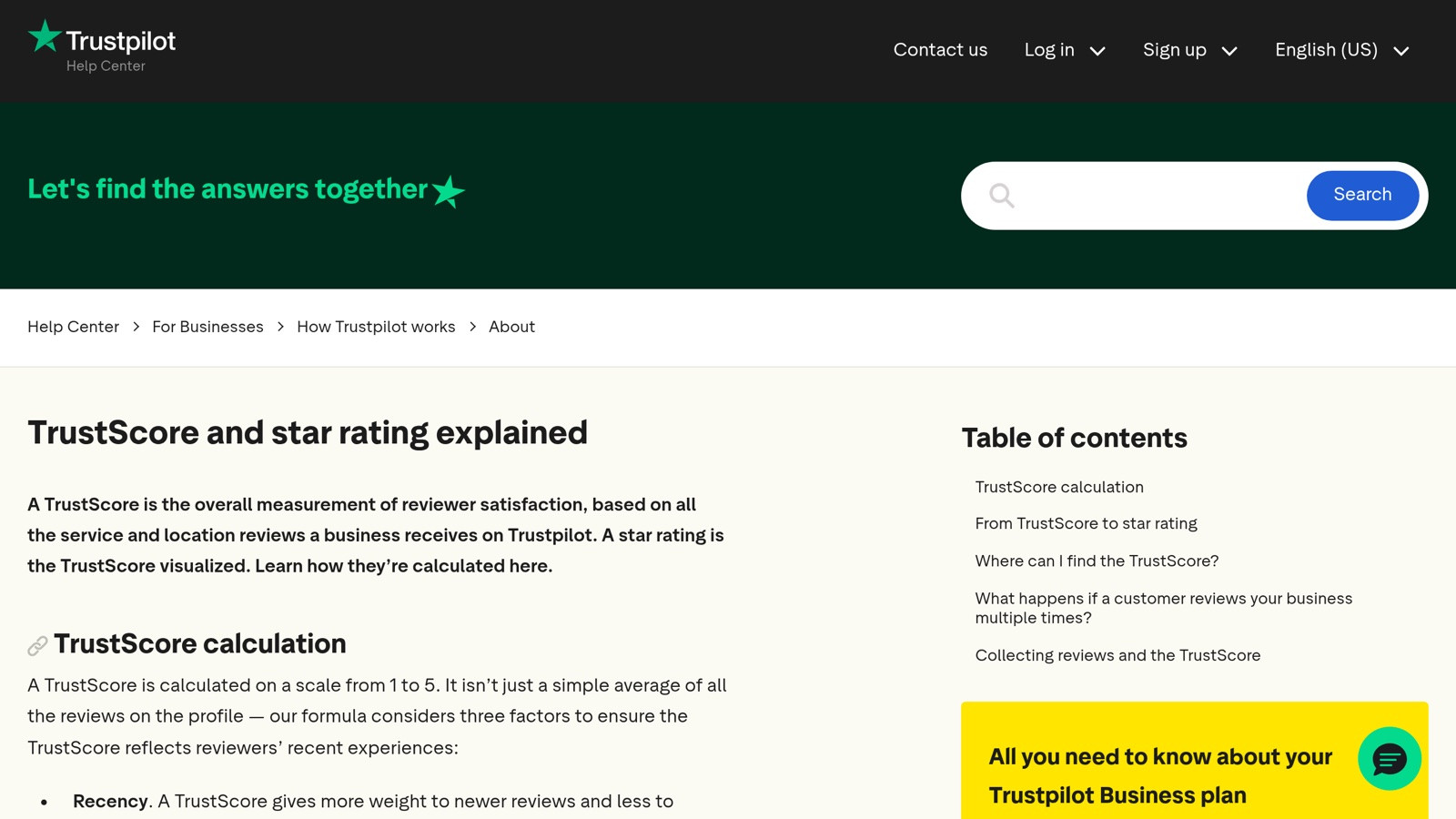 Trustpilot's official 