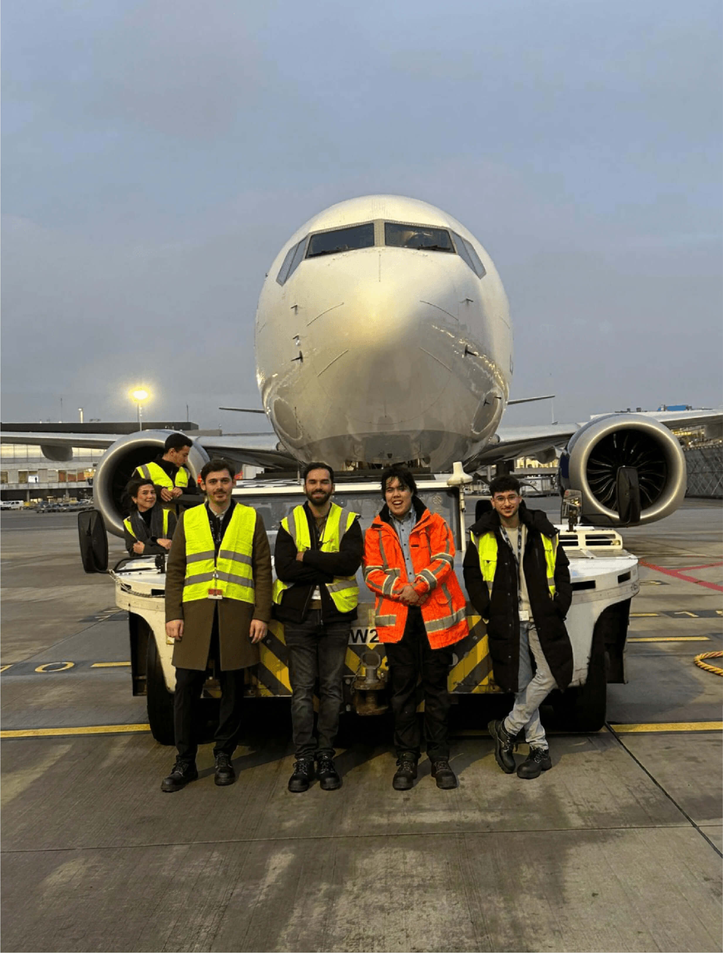 Expert Air Services team at a European airport