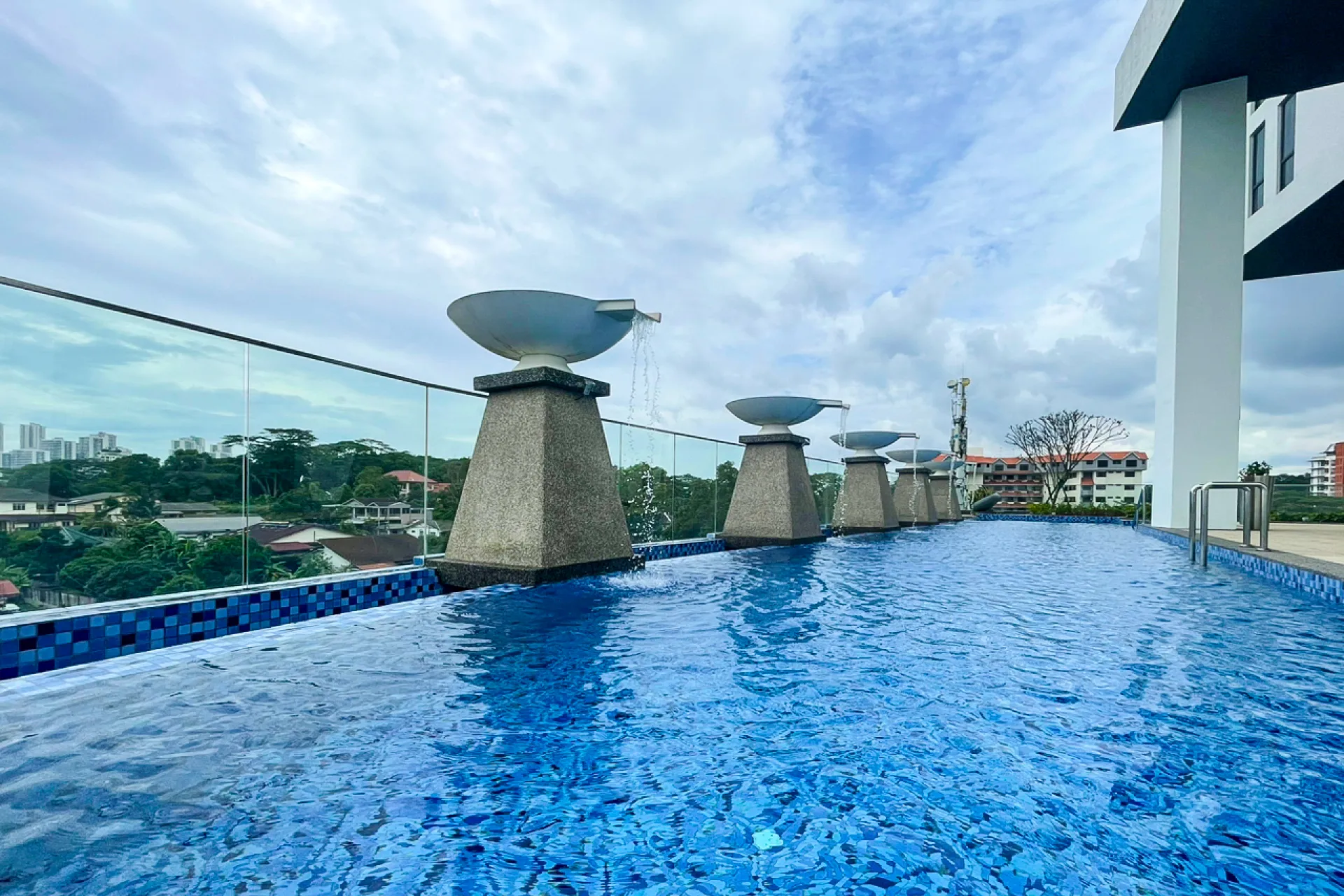 Outdoor swimming pool at The Straits Suites & Residences Johor Bahru