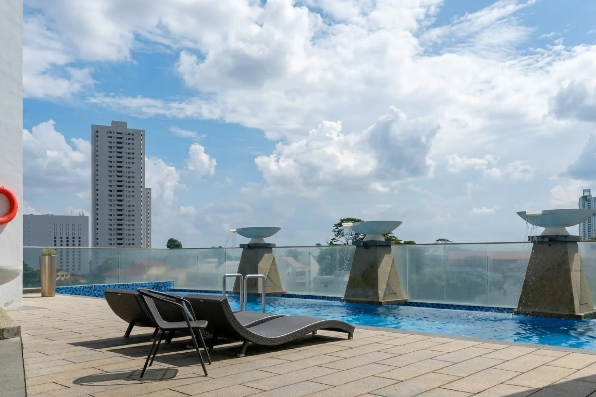 Swimming pool view at The Straits Suites & Residences Johor Bahru