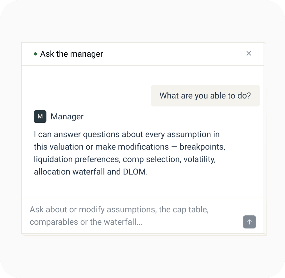 interface for financial workflows