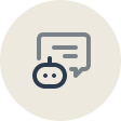 AI agent icon