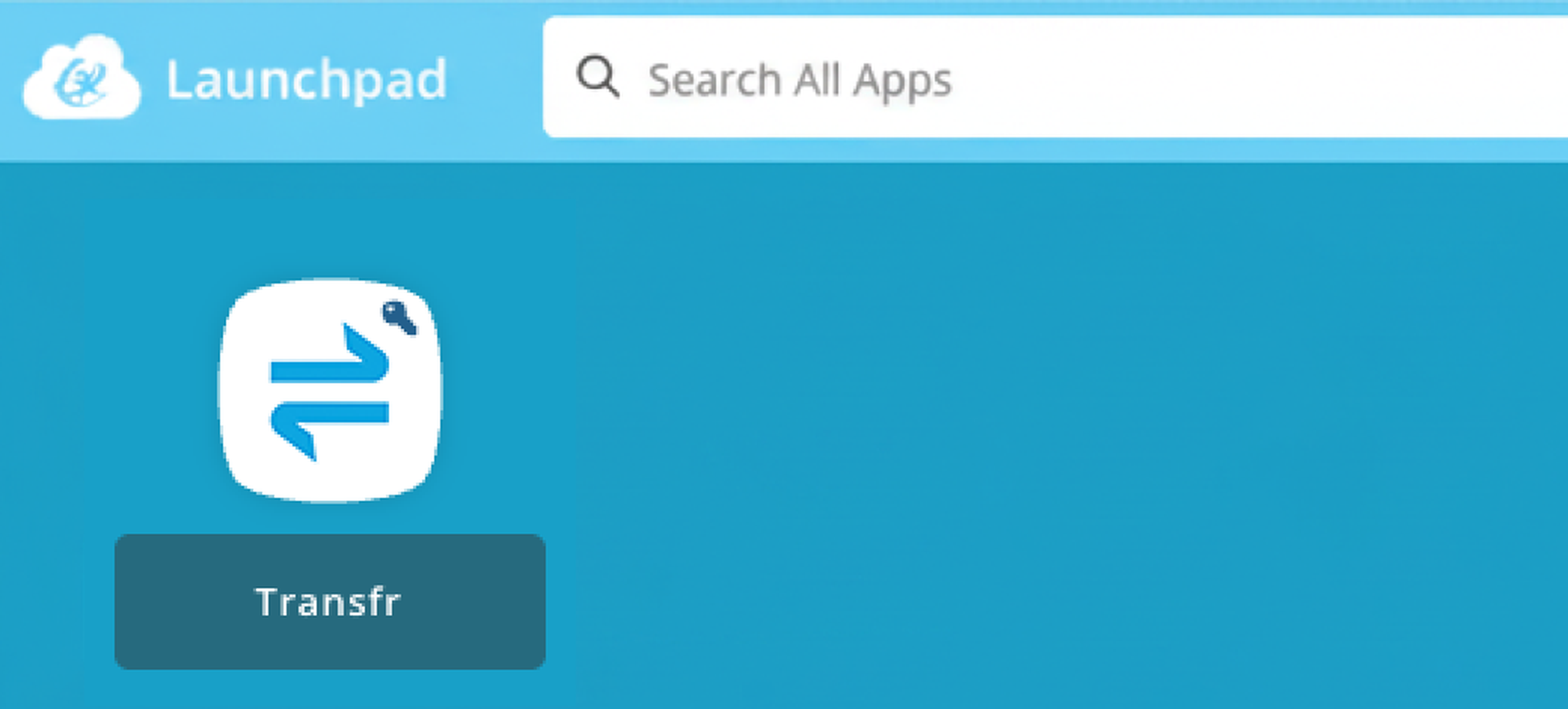 The Transfr app tile on a ClassLink LaunchPad home page