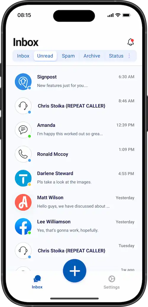 A SignpostAI Mobile App screenshot