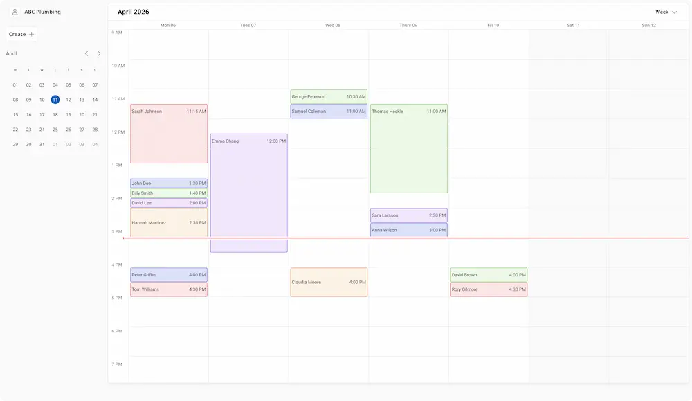 A screenshot of the SignpostAI Messaging Hub scheduler