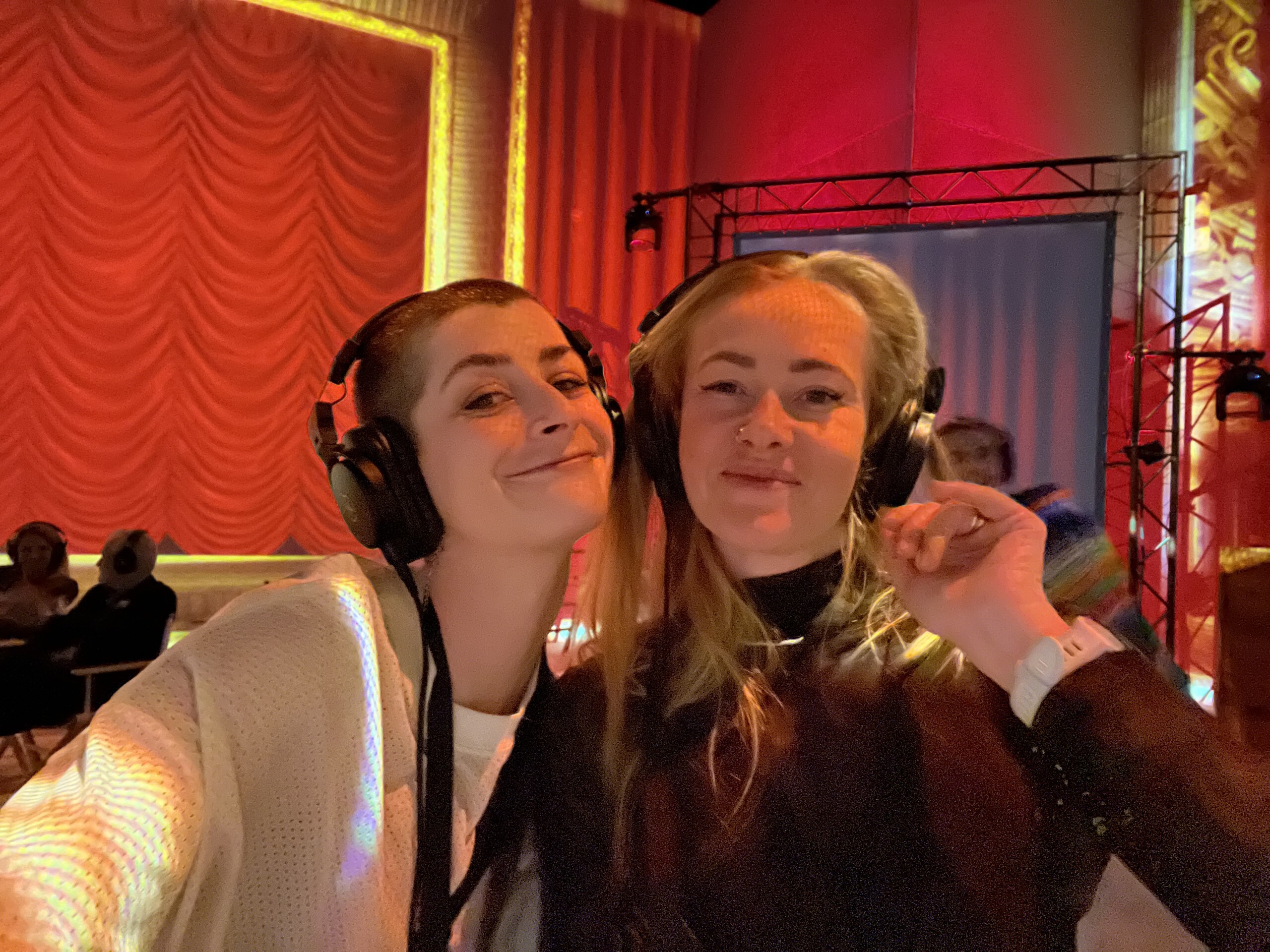 Sixtine de Cidrac and Michaela Fragner at Becoming Marilyn opening night