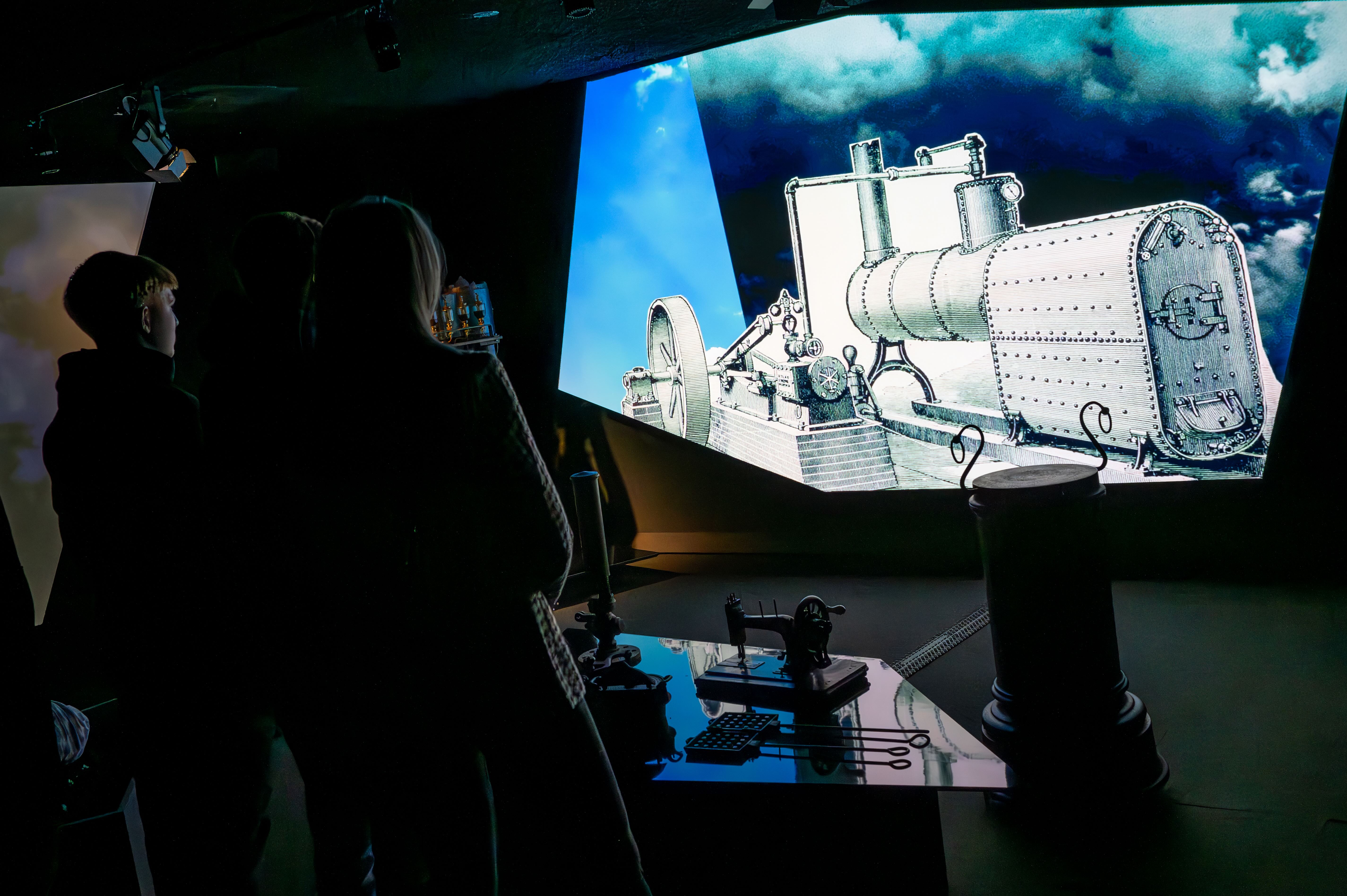 Family-friendly interactive room about climate action and hope