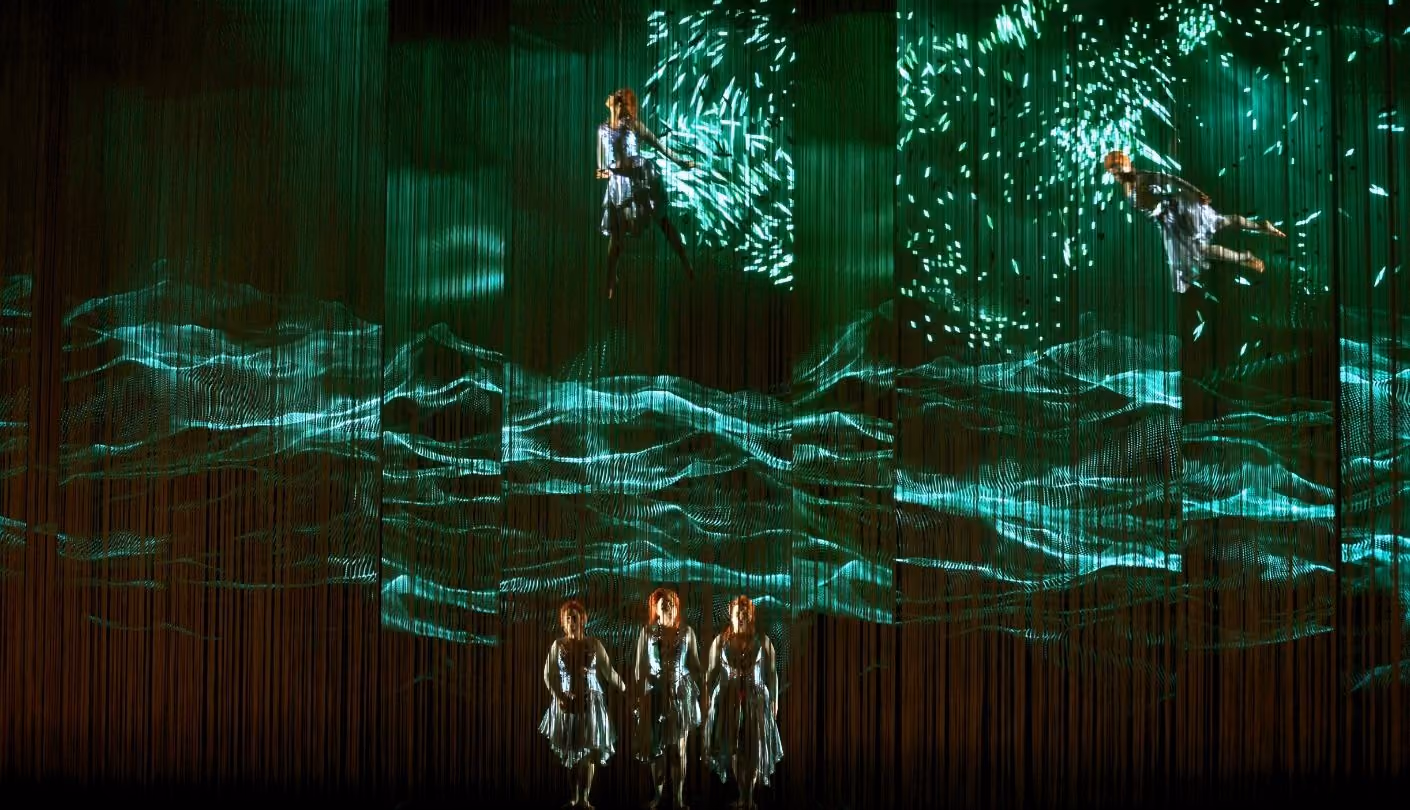 Digital opera production with symbolic tree narrative anchor