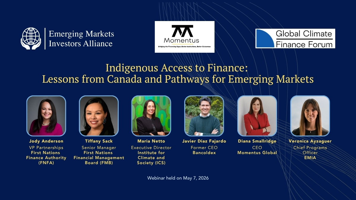 Event Recap for Indigenous Access to Finance: Lessons from Canada and Pathways for Emerging Markets