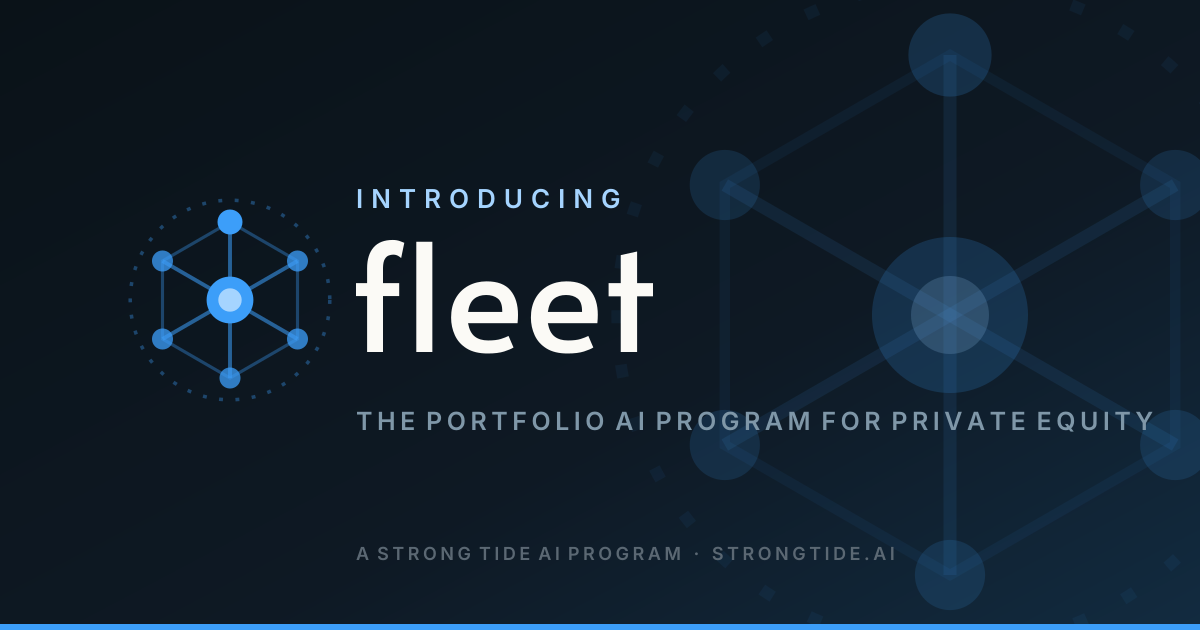 Introducing Fleet: the portfolio AI program for private equity