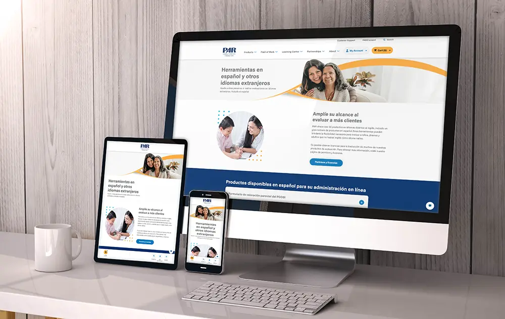 PAR, Inc. Site Redesign/Spanish Language Products page (2024)