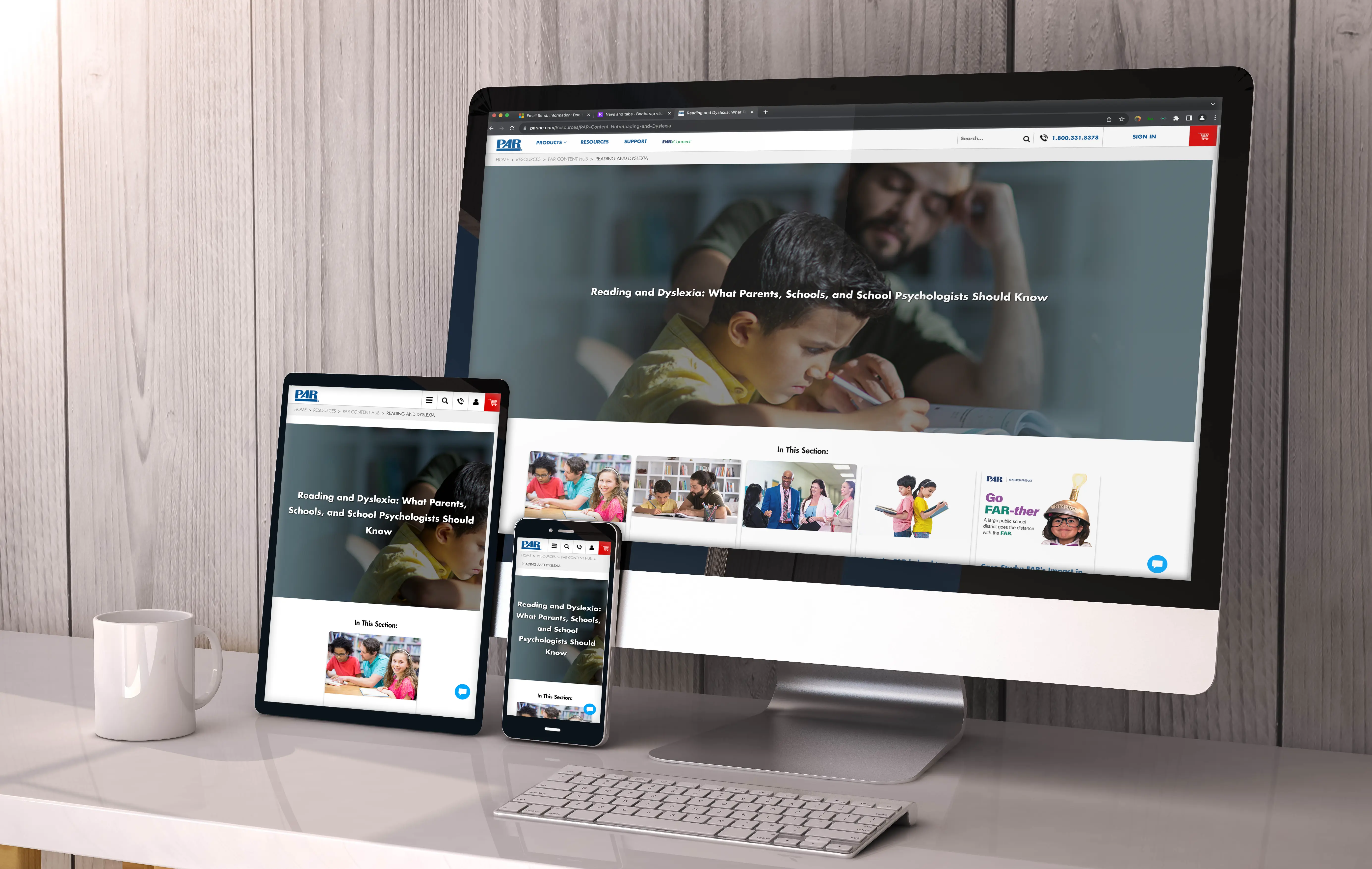 PAR, Inc. Content Hub Article Page Design (2023)