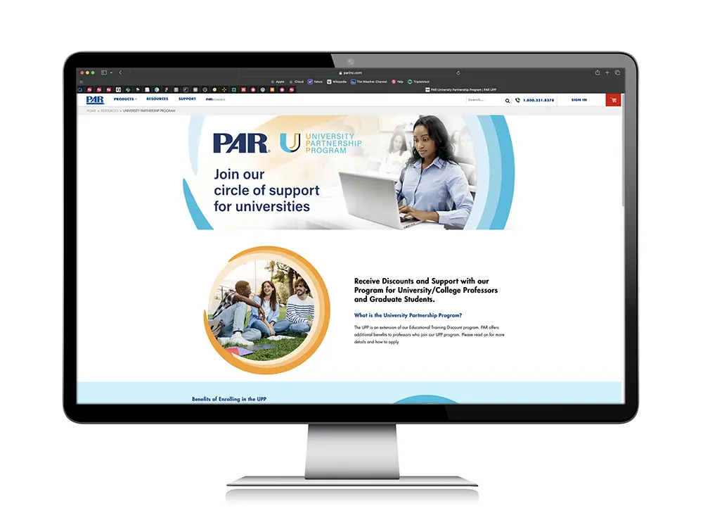 PAR, Inc. UPP Page Design (2023)