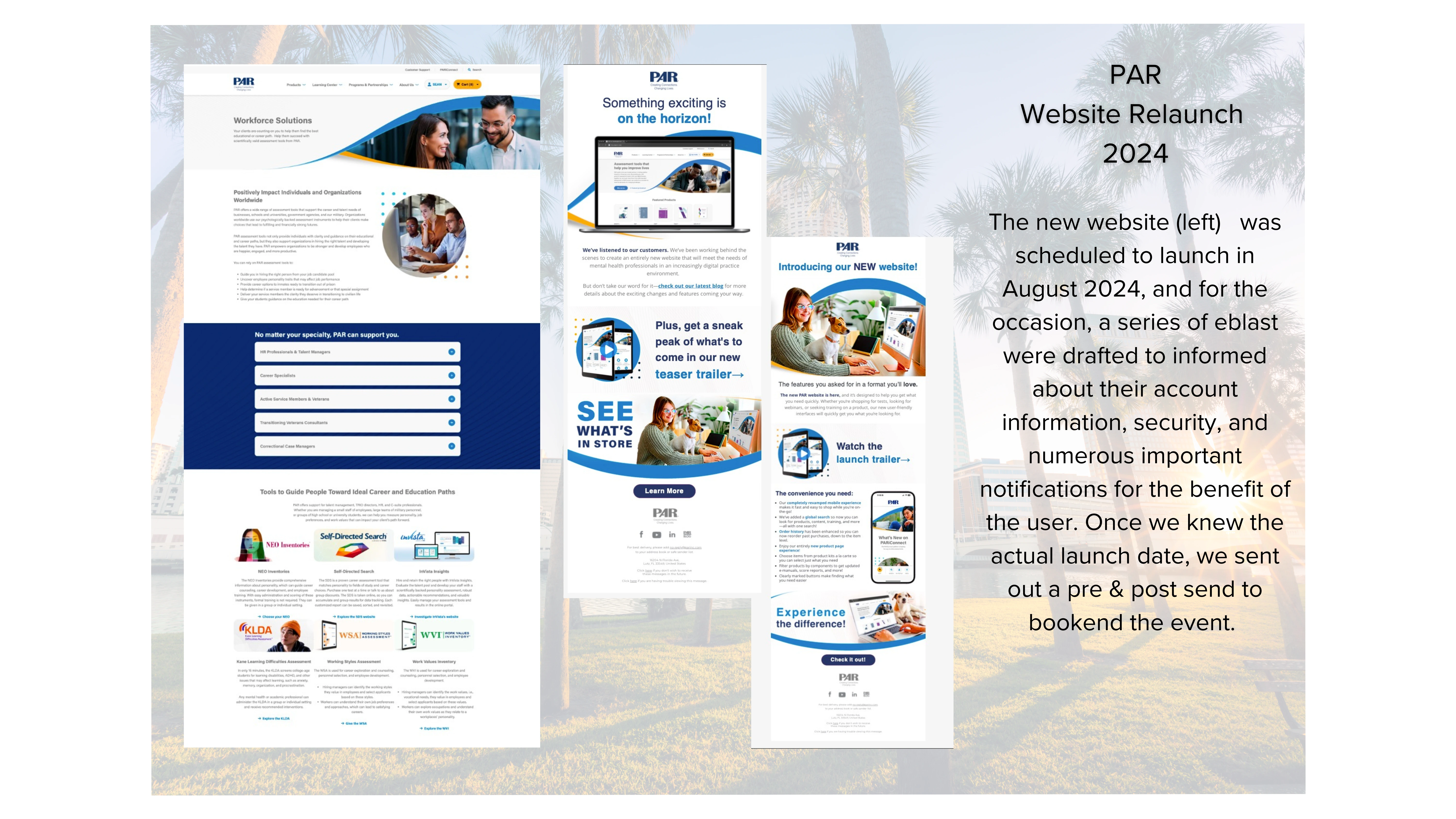 PAR, Inc. Website Relaunch Campaign