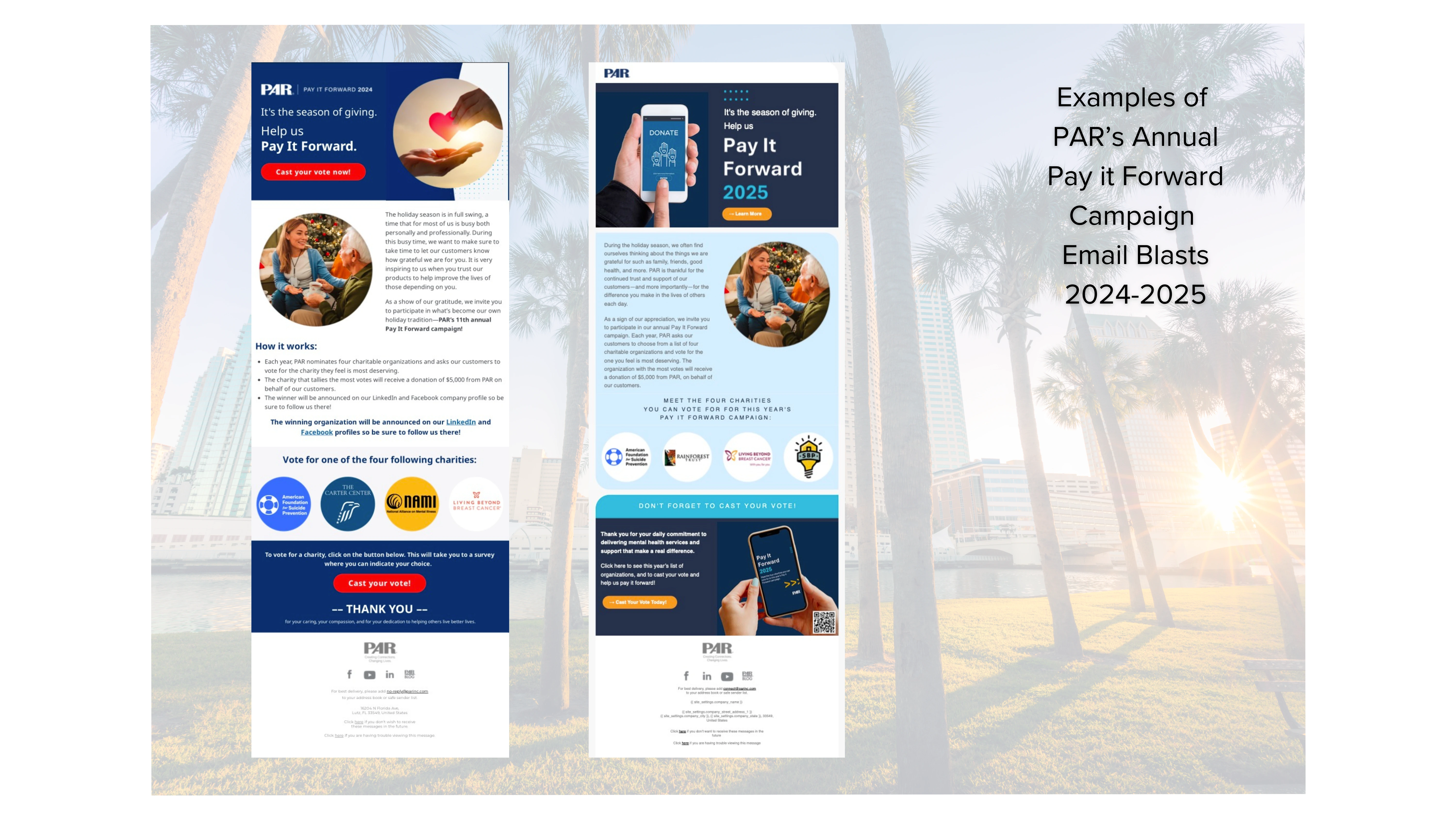 Examples of Non-marketing Sends