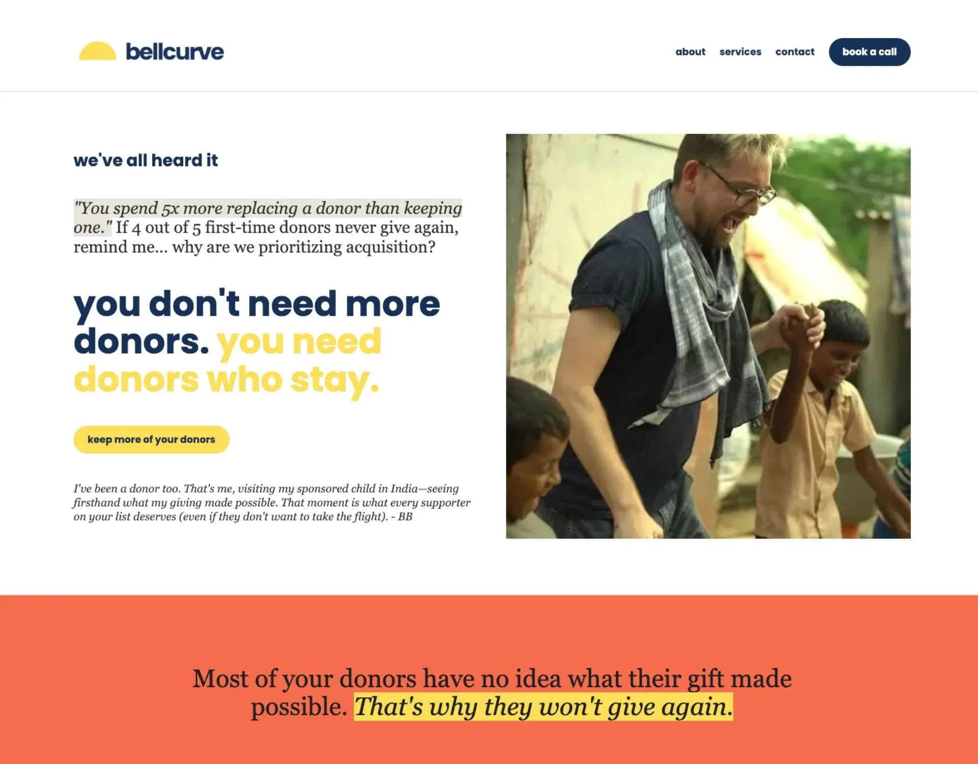 Web and brand design for a business and charity consultant