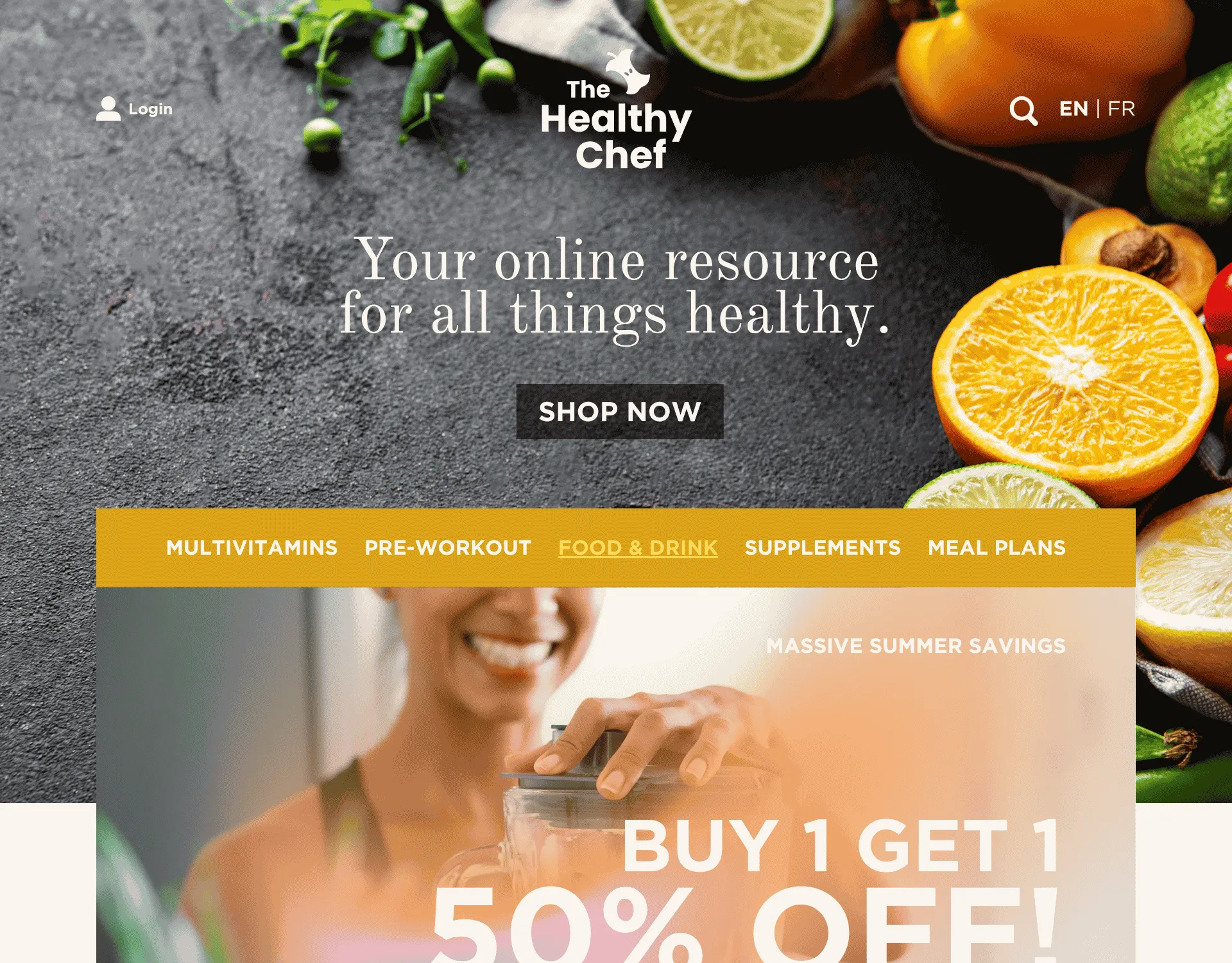 Web and brand design for an ecommerce business focused on the health and supplement industry