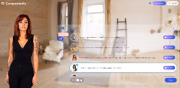 a screenshot of a video chat