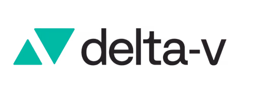 delta-M company logo with stylized turquoise shapes forming a triangular design next to the text.