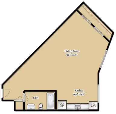 Studio floor plan layout