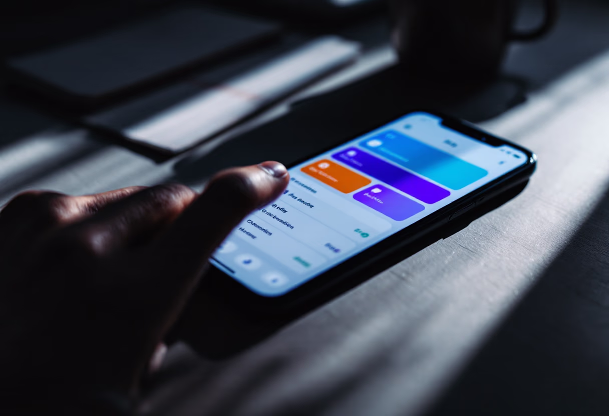 interface image of employee interacting with hr software