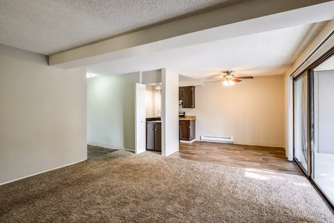 Living room/dinning room area
