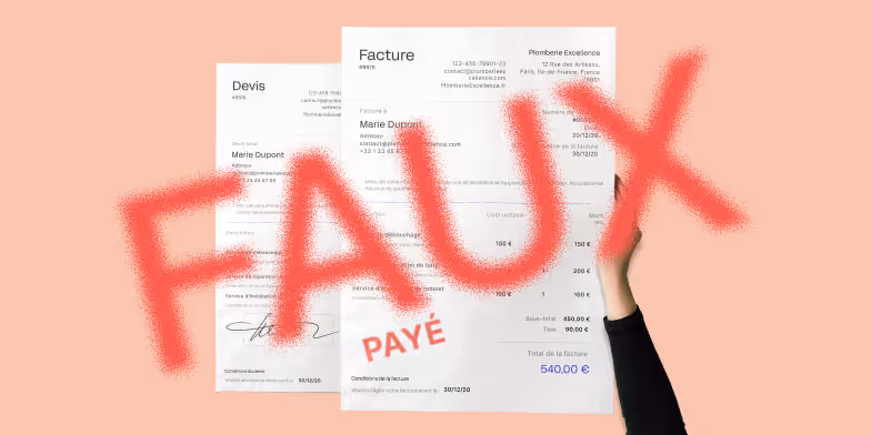 Faux devis ou fausse facture quels risques et que faire