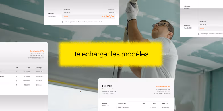 Modèle de devis BTP Word Excel pour artisans