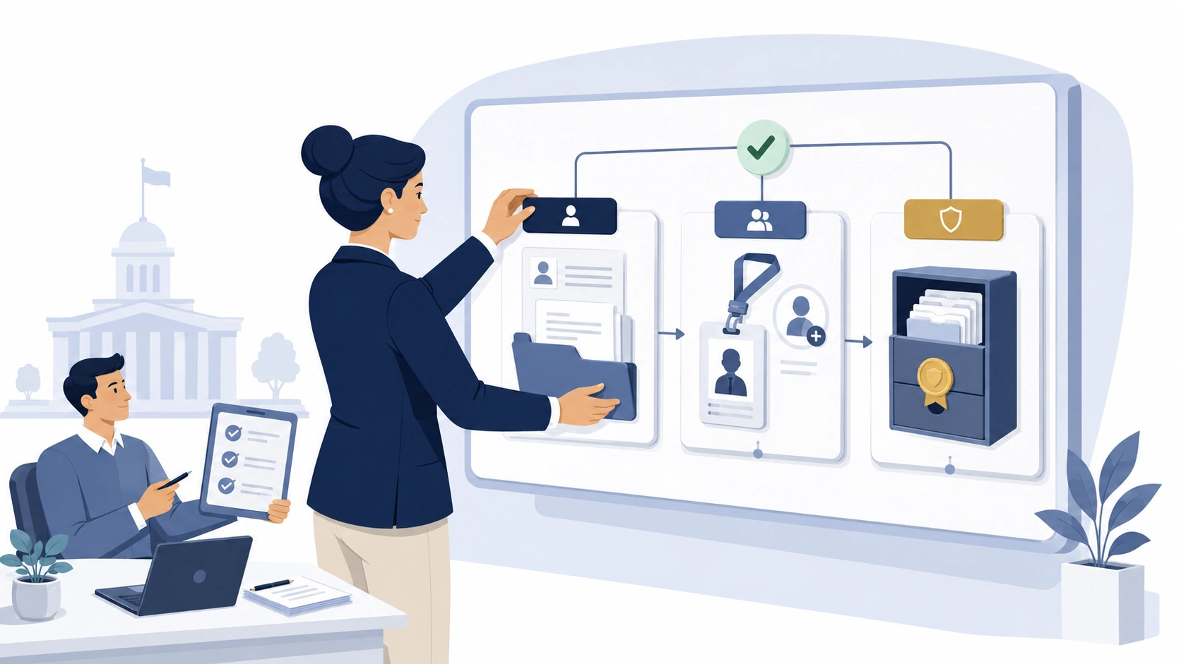 Weitere Verwaltungs-Themen: Board mit Verwaltungs-Workflow, Ehrenamts-Onboarding und VS-NfD-Aktenschrank