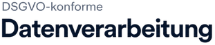 Logo DSGVO-konforme Datenverarbeitung