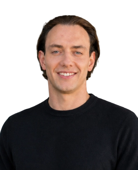 Luca Blöcher, Co-Geschäftsführer Bridgly, im Beratungsgespräch