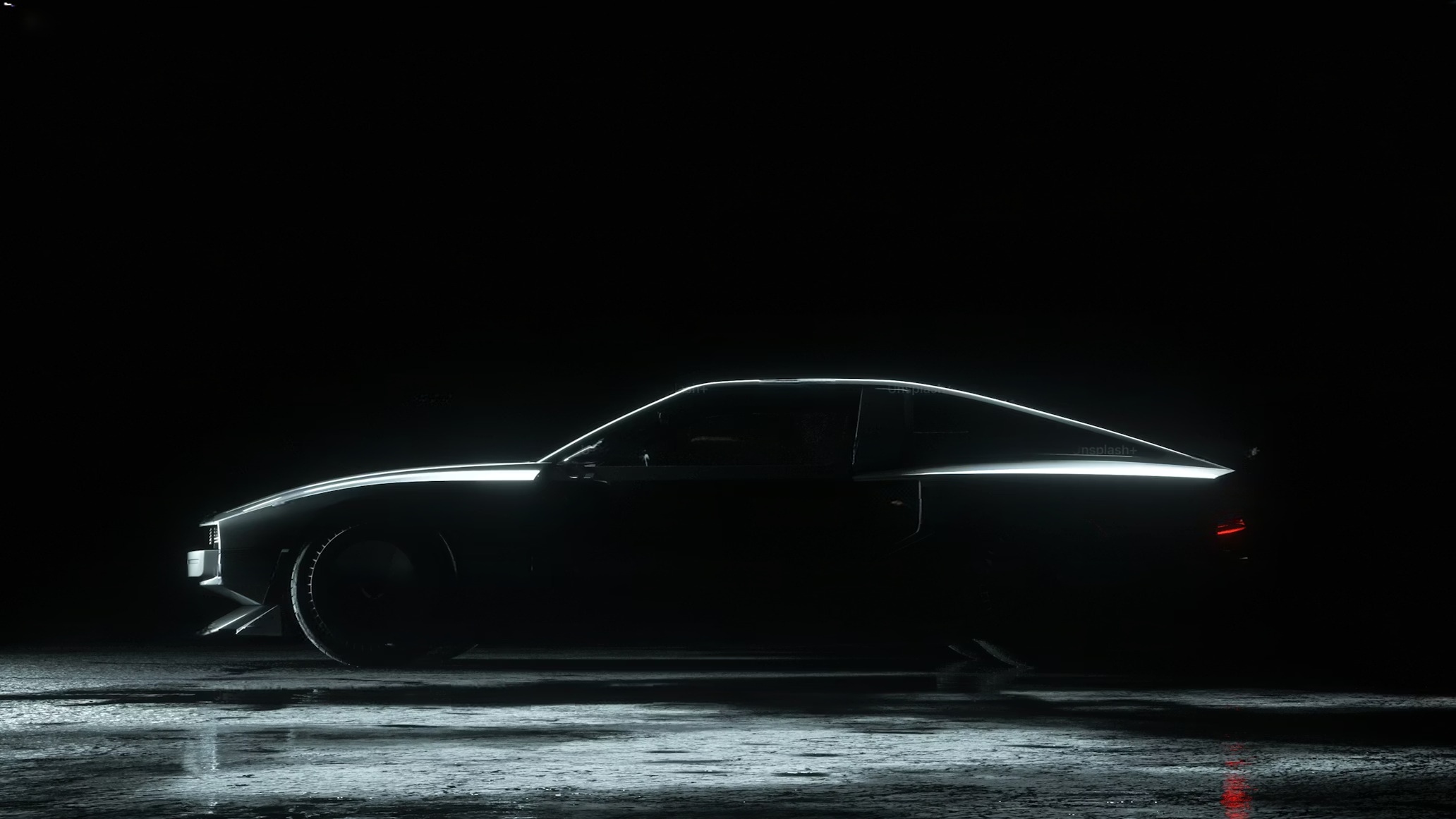 black car