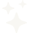 Three white sparkle stars of varying sizes on a transparent background.