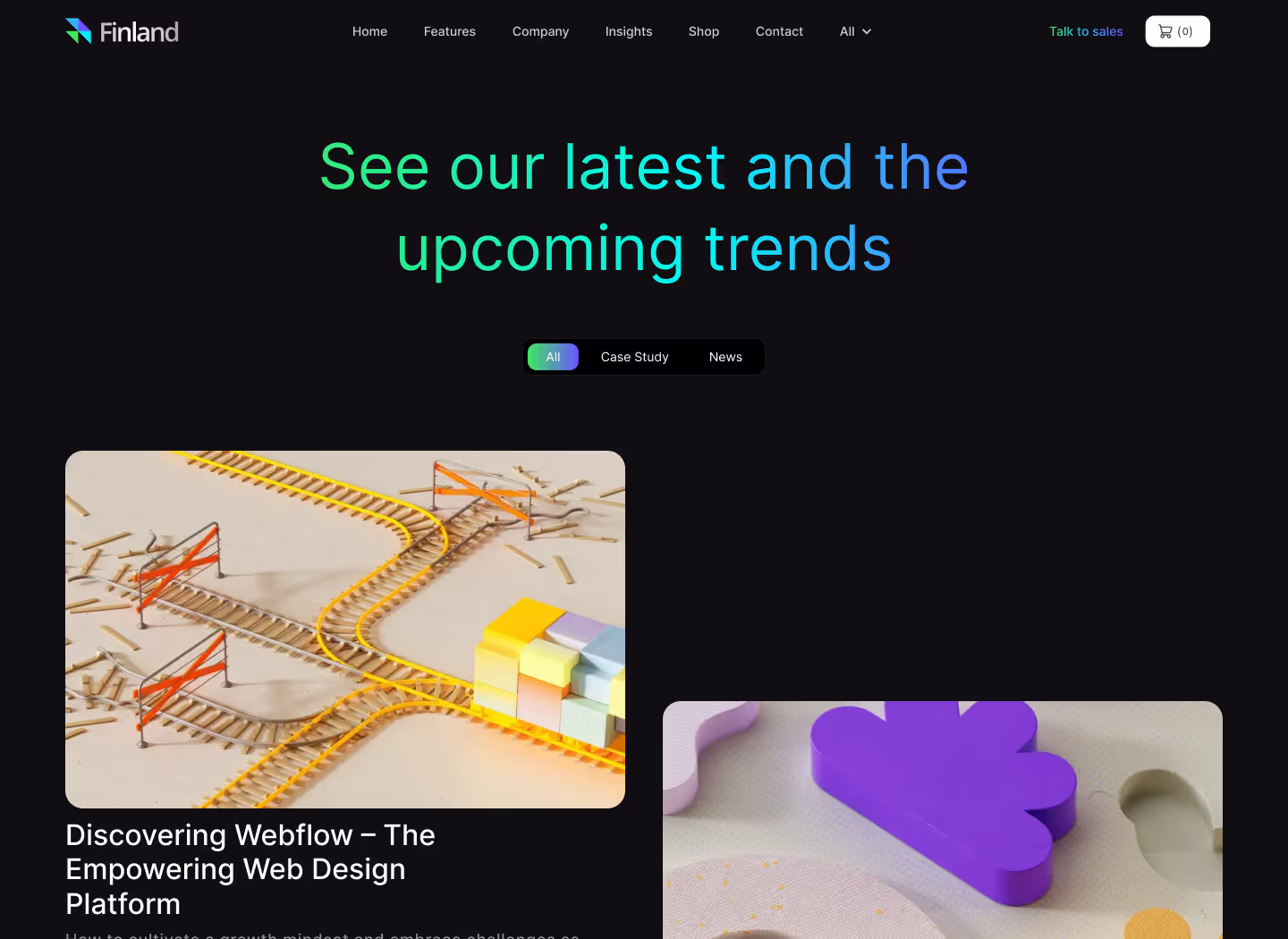 Saas Webflow Template - Finland - Designed by Azwedo.com and Wedoflow.com