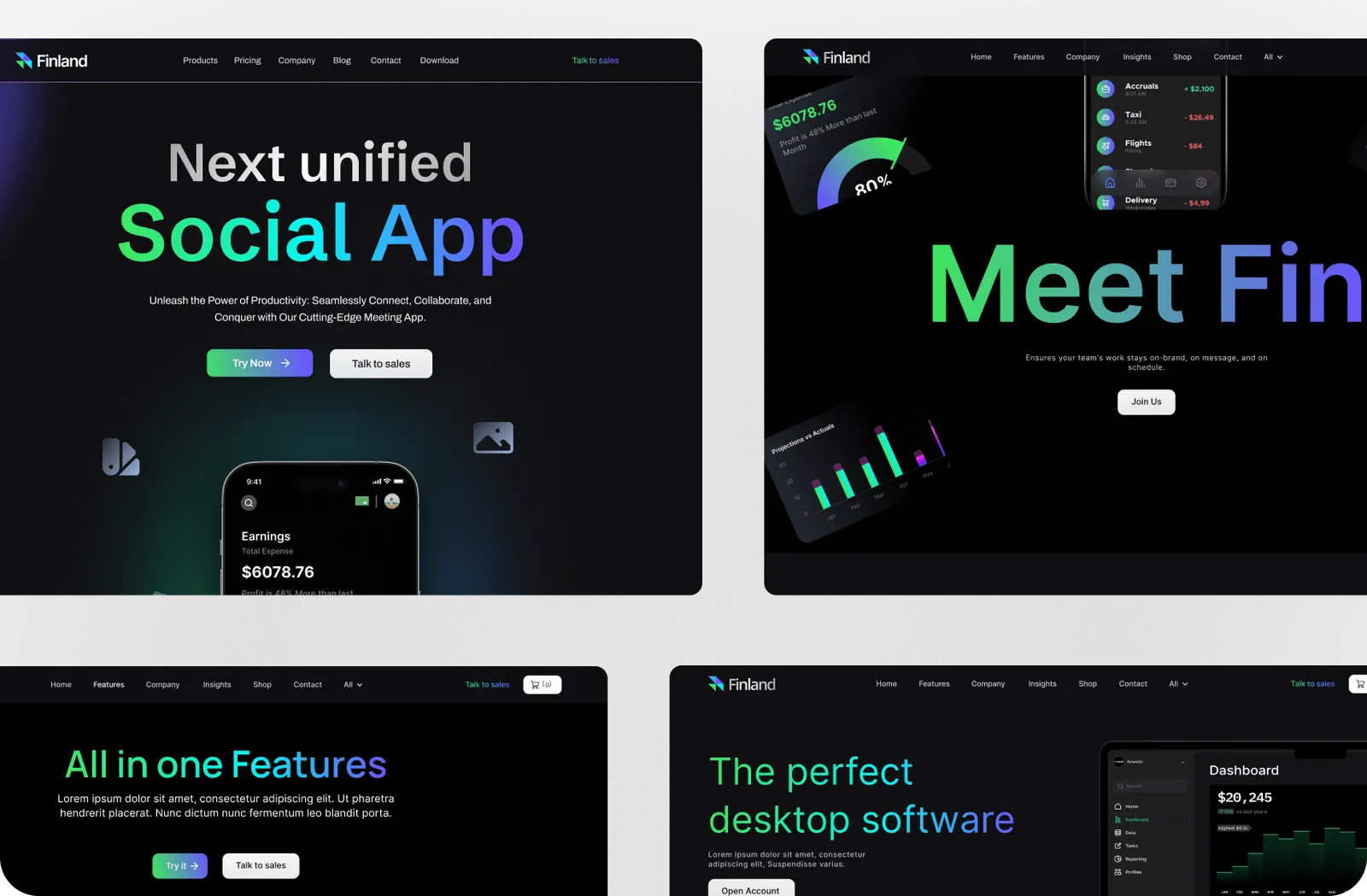 Saas Webflow Template - Finland - Designed by Azwedo.com and Wedoflow.com