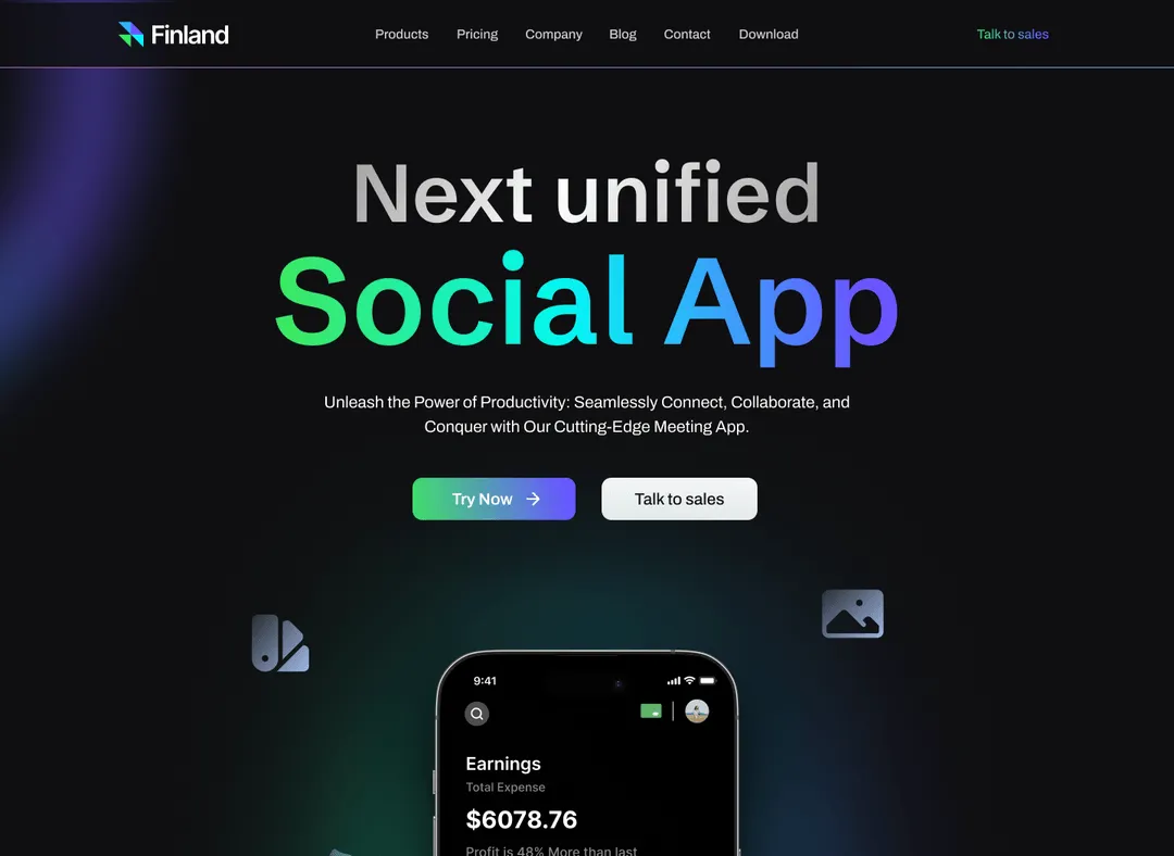 Saas Webflow Template - Finland - Designed by Azwedo.com and Wedoflow.com