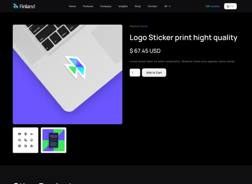 Saas Webflow Template - Finland - Designed by Azwedo.com and Wedoflow.com