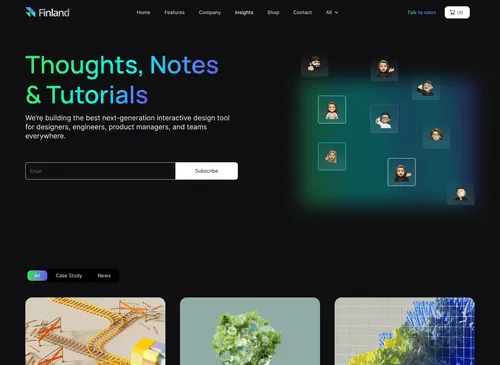 Saas Webflow Template - Finland - Designed by Azwedo.com and Wedoflow.com