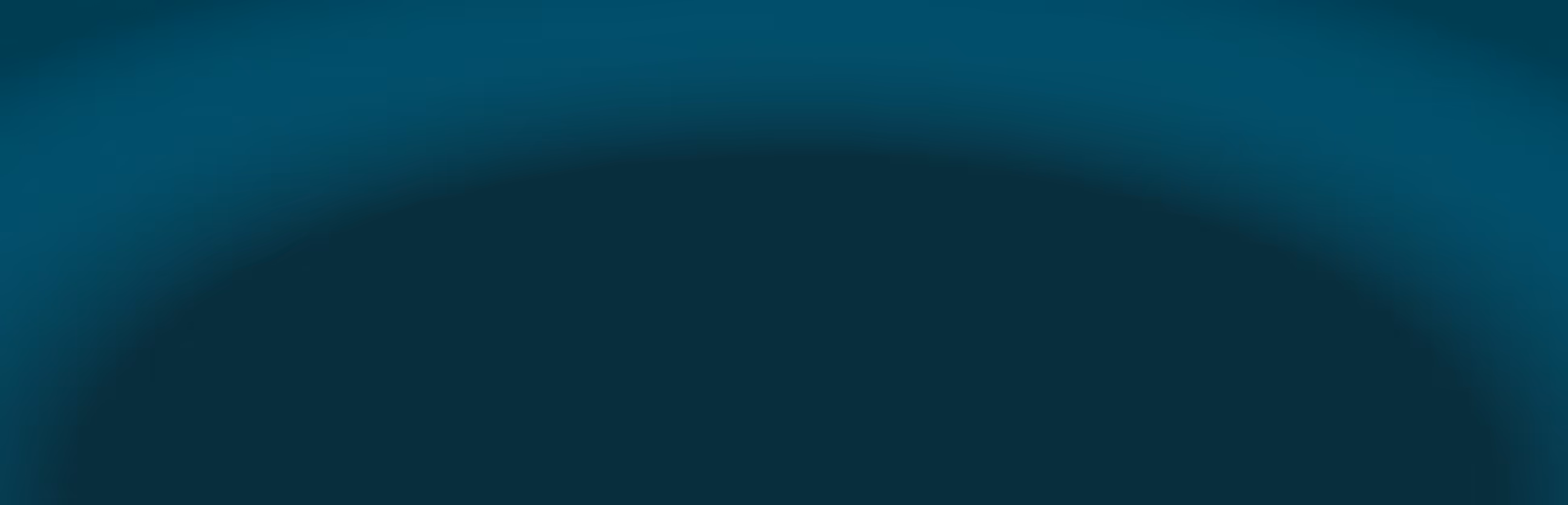 Gradient blue background with a large dark semicircle at the bottom center.