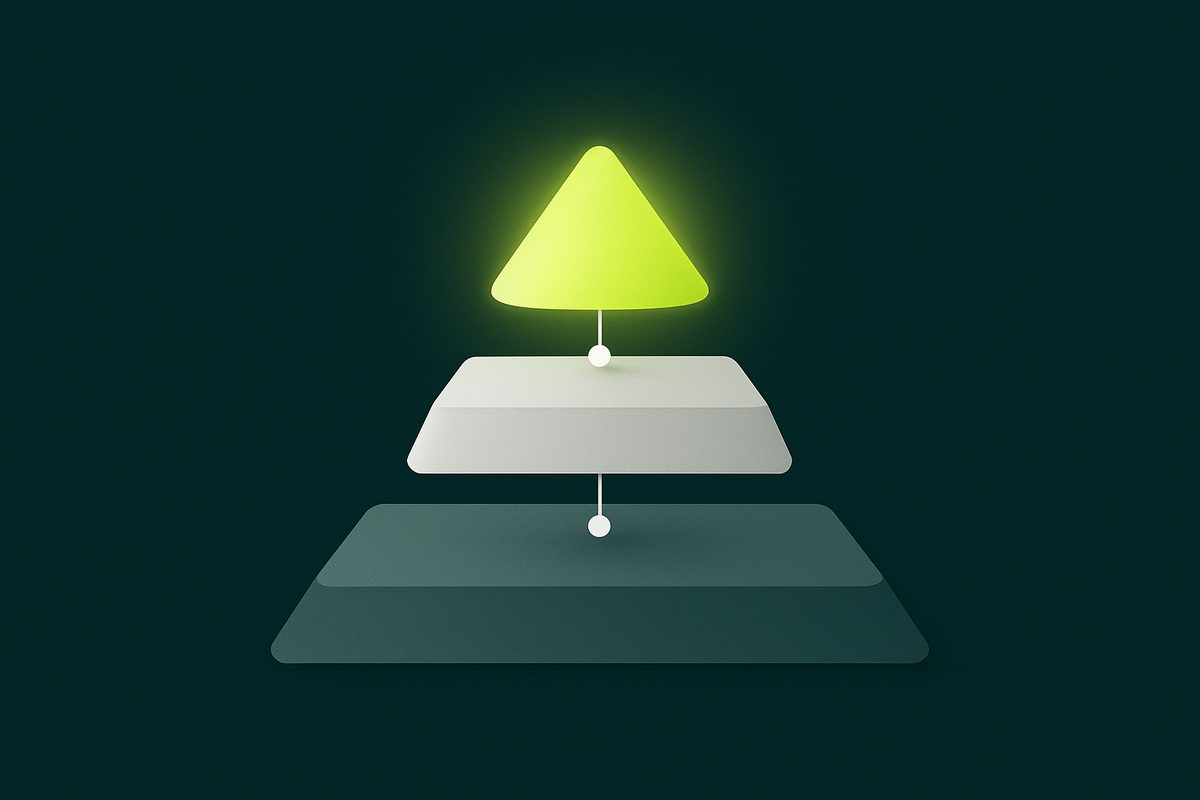 A three-layer stack diagram: SEO foundation, AEO middle layer, GEO top layer