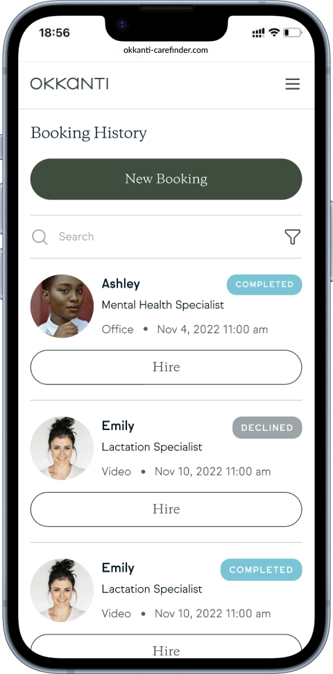 Okkanti responsive design mockup