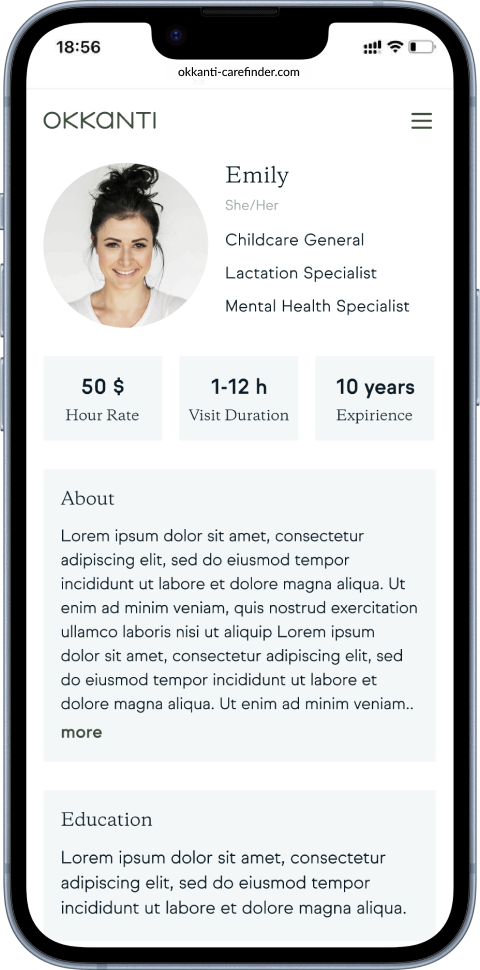 Okkanti responsive design mockup