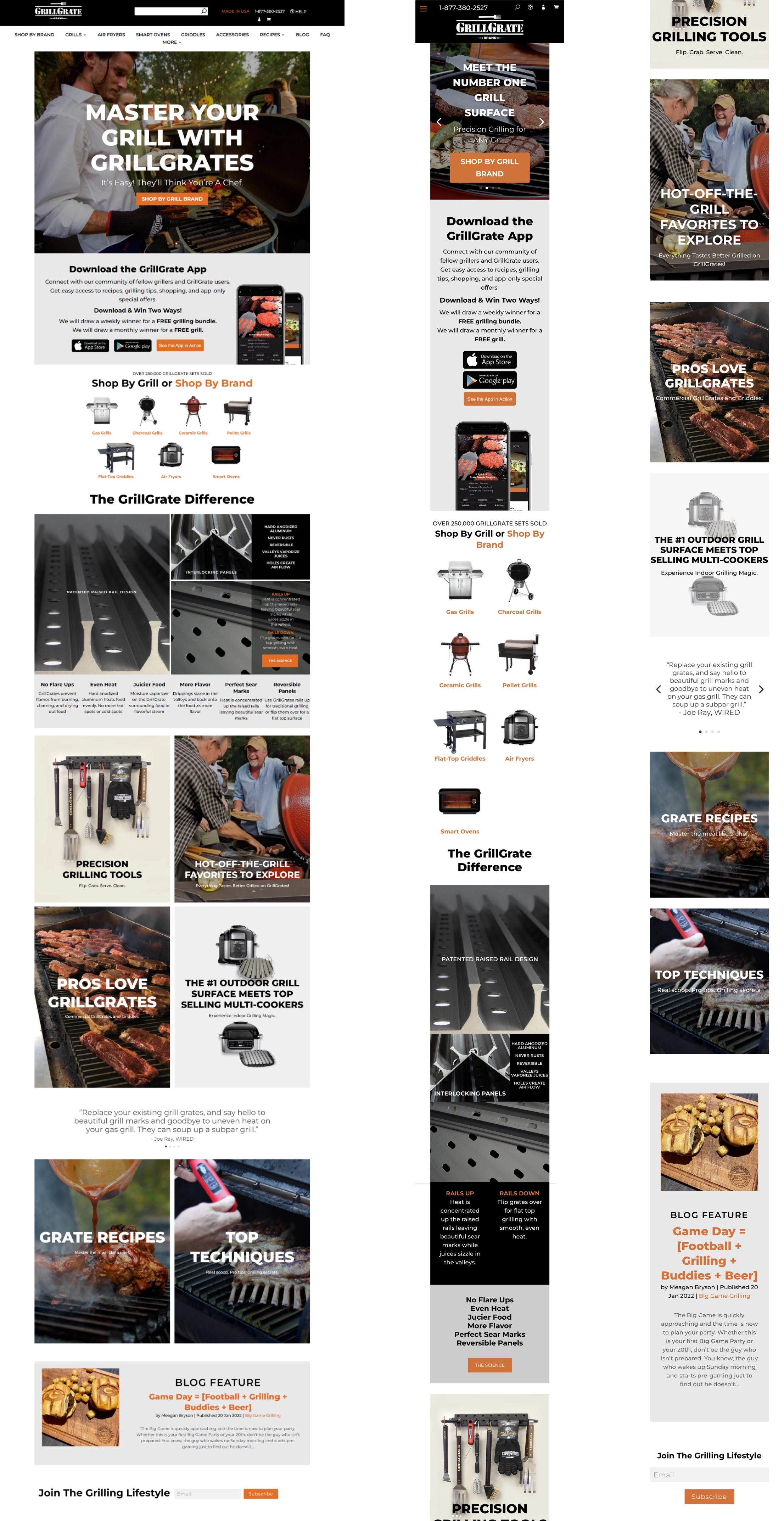 Grillgrate Home page