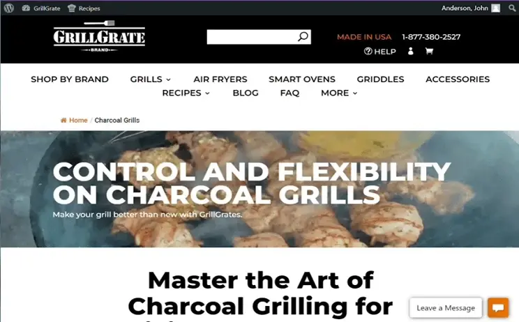 GrillGrate Checkout animation