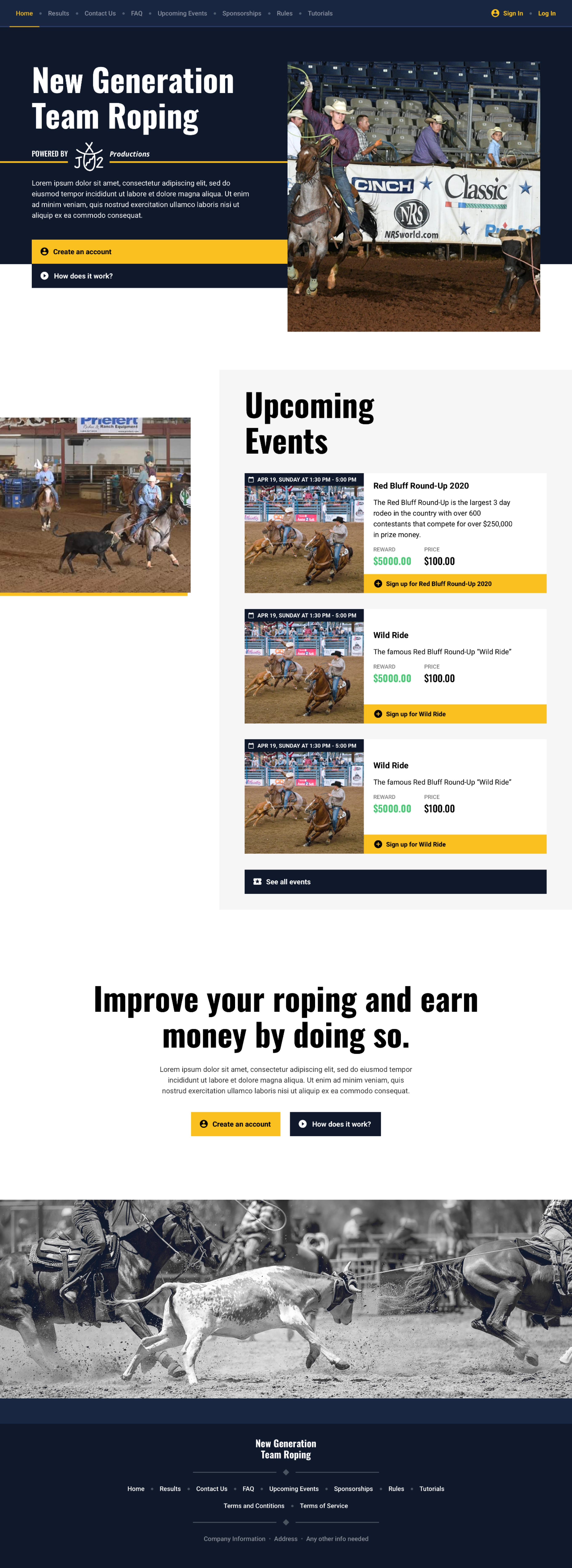 New Gen Roping Homepage