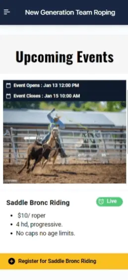 New Gen Roping Responsive Design