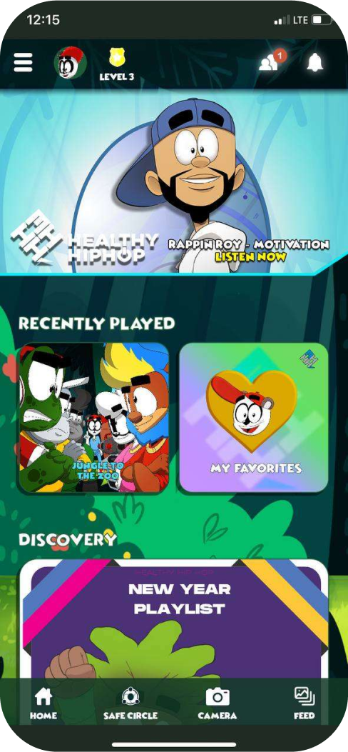 Healthy hiphop ios mobile application start guide section banner